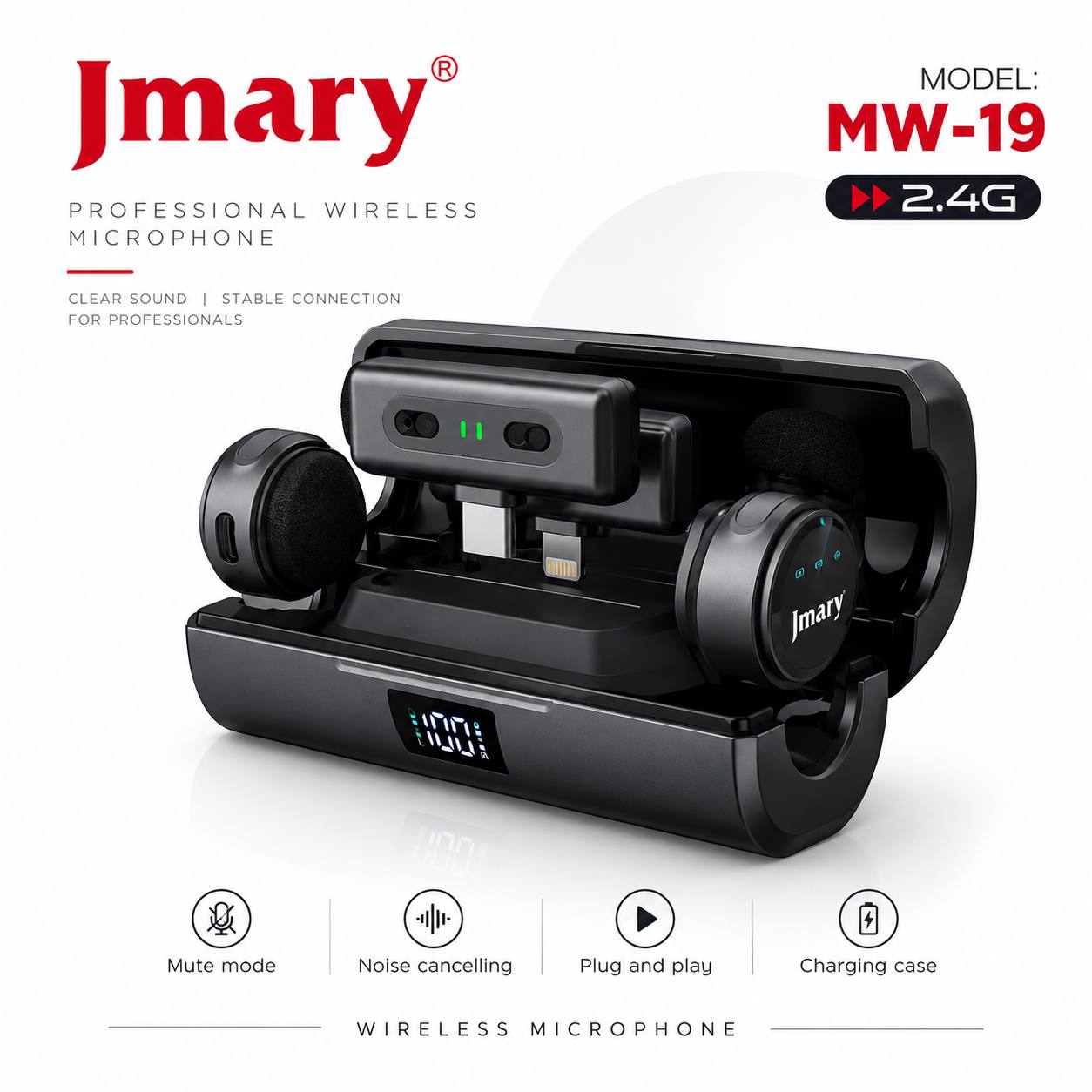 میکروفن یقه ای جی ماری مدل MW-19
