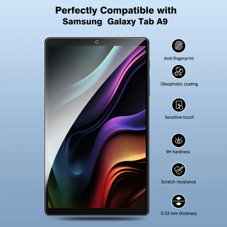گلس محافظ صفحه نمایش Samsung Galaxy Tab A9